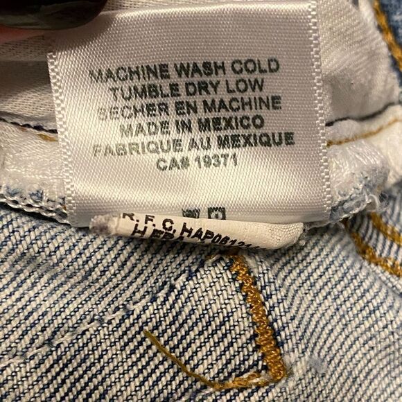 RE/DONE High Rise Ankle Crop Jeans Retro Indigo Women’s Size 26 - Picture 9 of 9